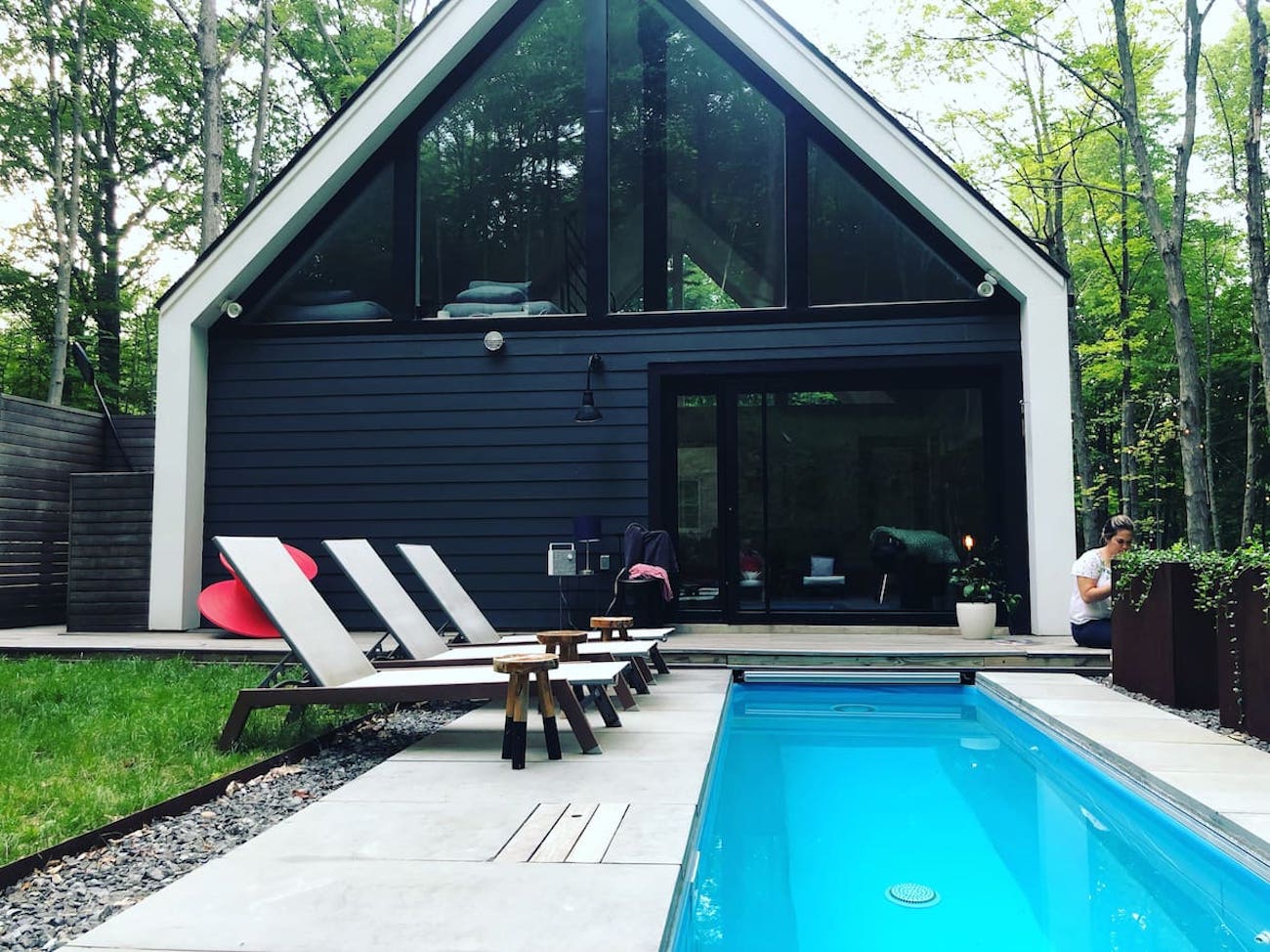 Modern luxury cabin Woodstock NY