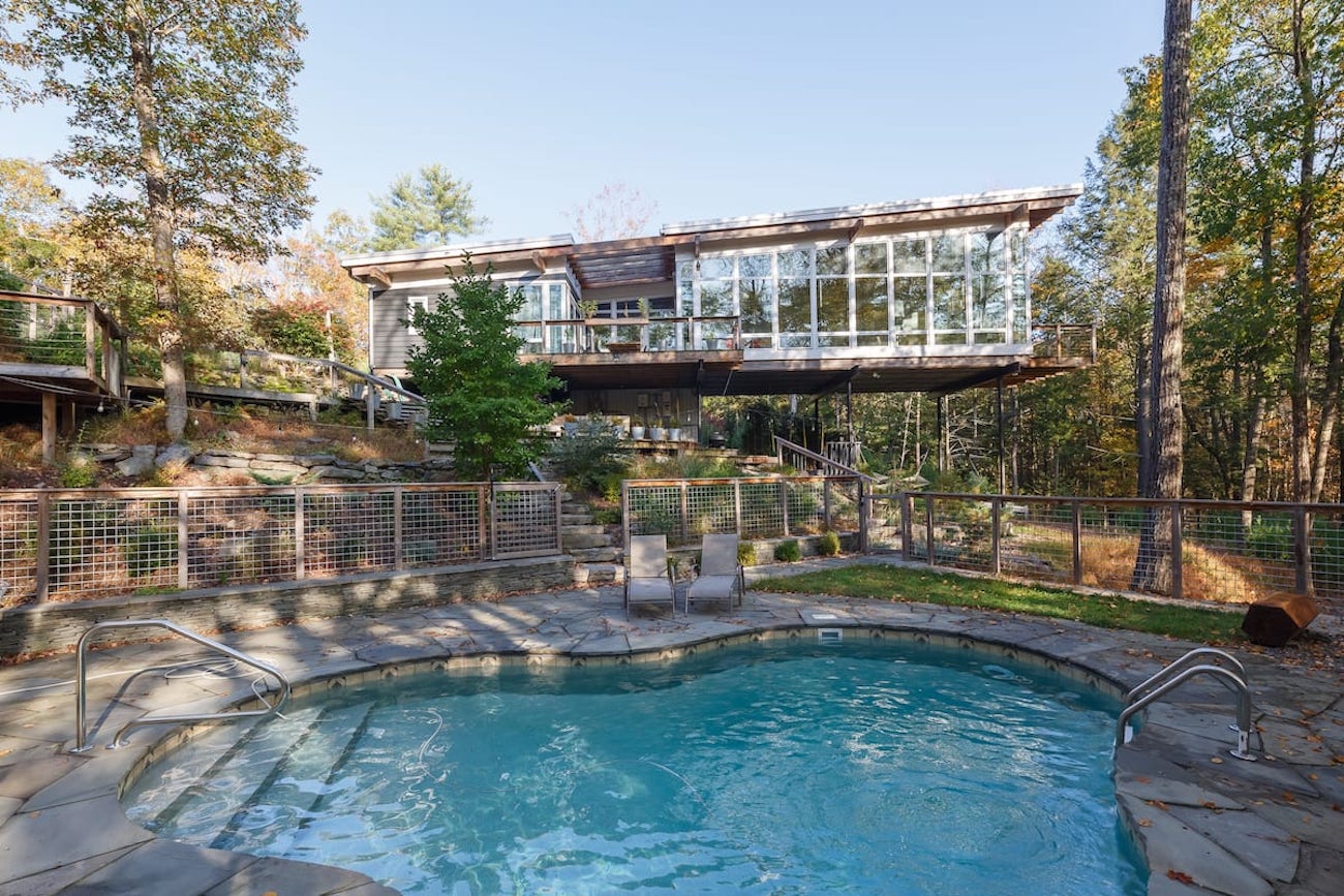Sustainable Home Treehouse Geothermal Architect Design Woodstock NY
